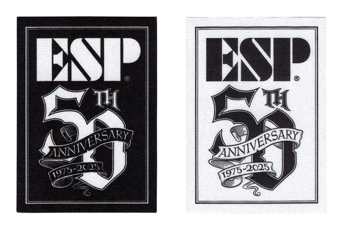 即決◆新品◆送料無料ESP TEXTILE STICKER 50thイーエスピー 創業50周年記念 強粘着 テキスタイル・ステッカー 各1枚セット/メール便拍卖