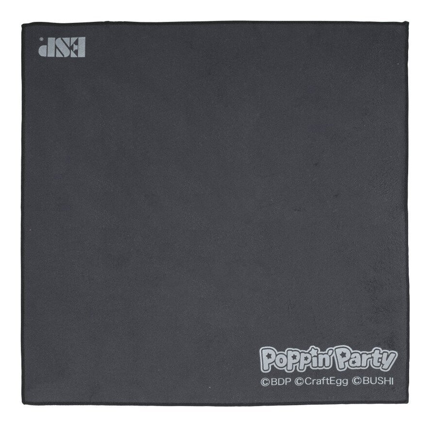 即決◆新品◆送料無料ESP CL-28 Poppin’Party CLOTH/Black ワイピングクロス ESP×バンドリ!/メール便拍卖