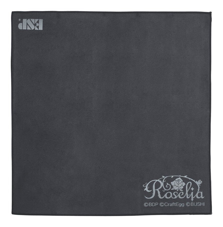 即決◆新品◆送料無料ESP CL-28 Roselia CLOTH/Black ワイピングクロス ESP×バンドリ!/メール便拍卖
