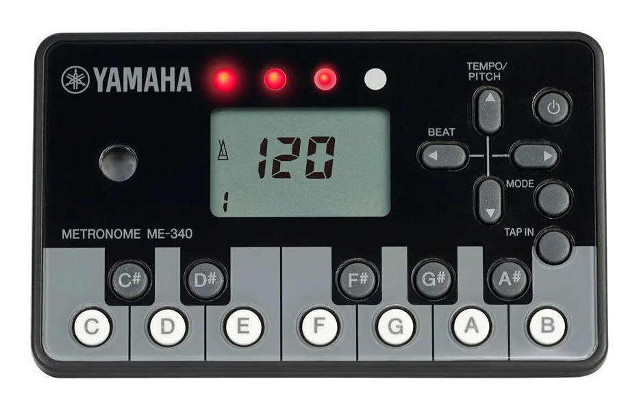 即決◆新品◆送料無料YAMAHA ME-340PF 発音ボタン付き 電子メトロノーム拍卖