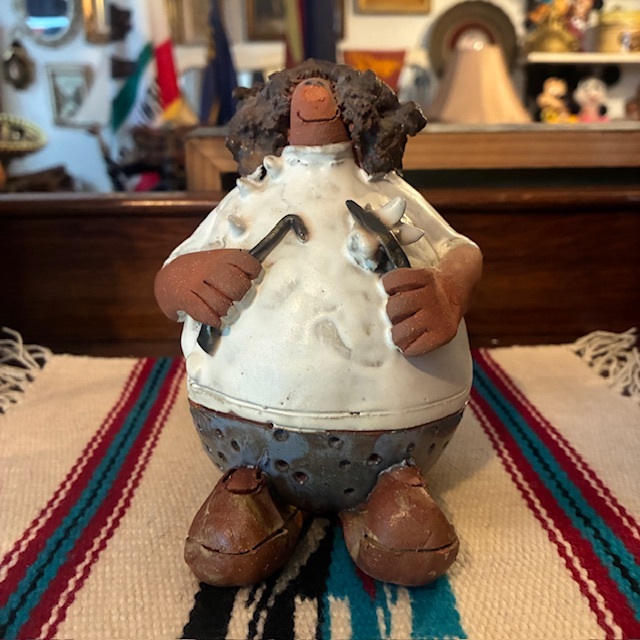 貴重!80's ハンドメイド工具男の置物 アメリカアンティーク雑貨/ロカビリーカリフォルニア西海岸アドバタイジング50'sインダストリアル拍卖