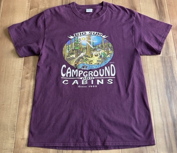 USAビンテージ BIG SUR CAMP GROUND Tシャツ キャンプ アウトドア拍卖