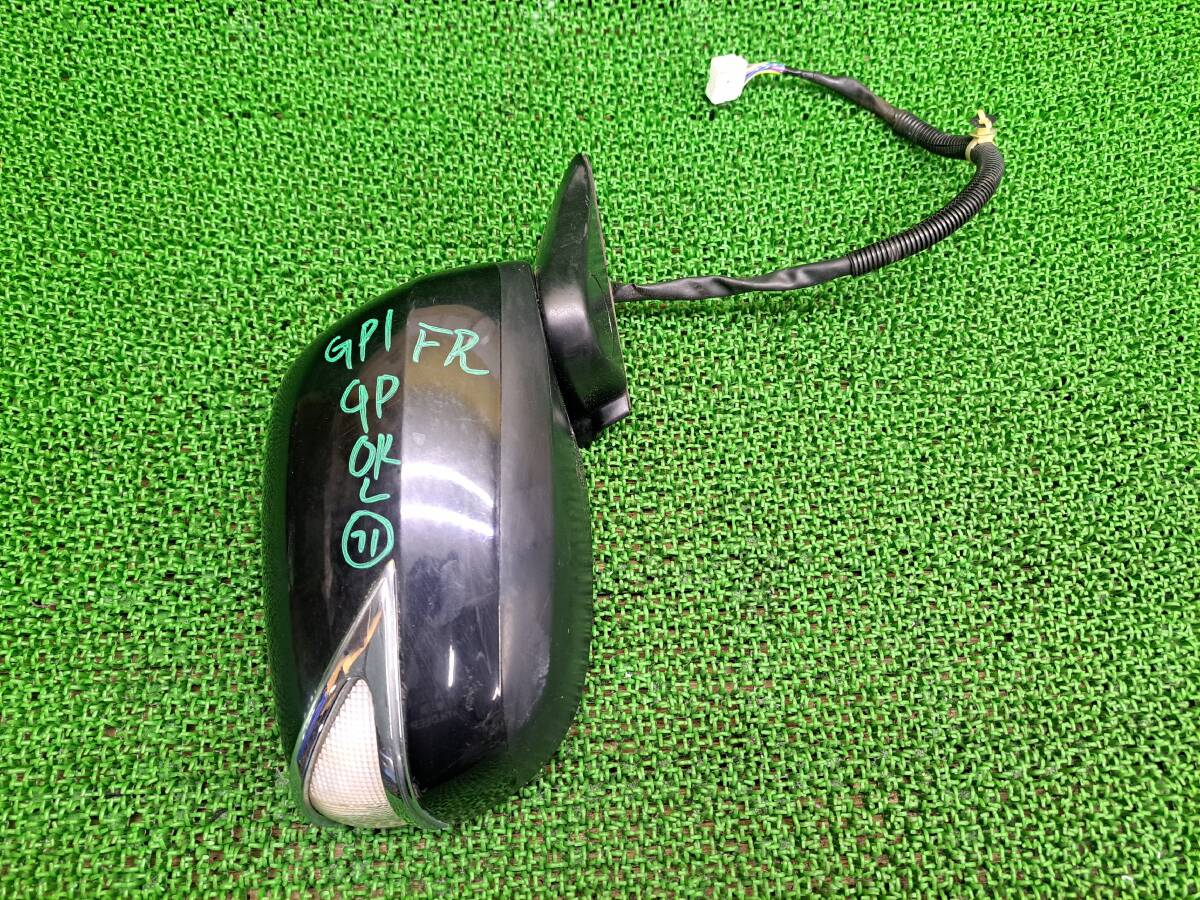 71 フィット GE6 GE7 GE8 GE9 GG7 GG8 GP2 GP1 ウインカー 付き ドアミラー 右 9ピン サイドミラー 運転席側 動作確認OK拍卖