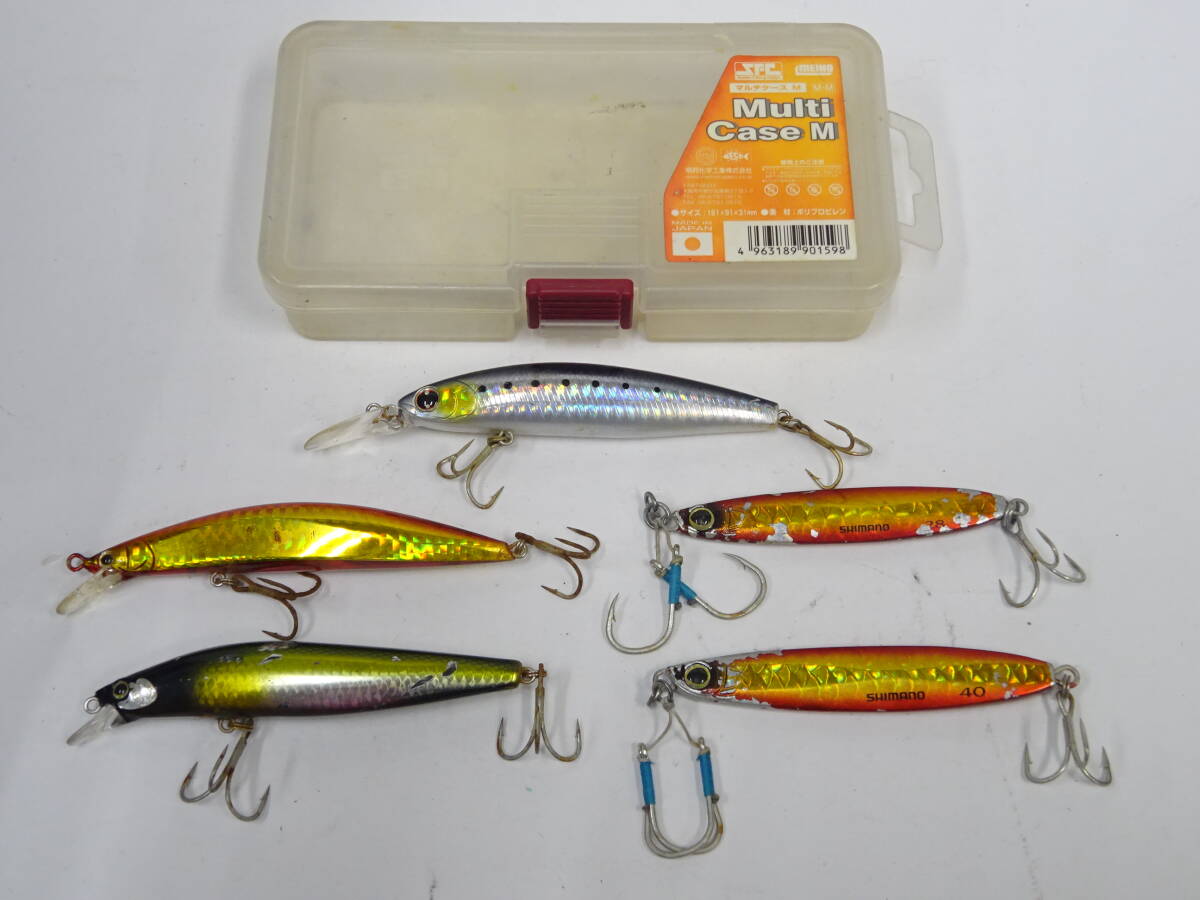 (M-95)ルアー まとめて Athlete 105S VG/Silent Assassin 99F AR-C/sasuke SS-95/SHIMANO/DAIWA Shore Line Shiner Z SET UPPER S-DR 中古拍卖