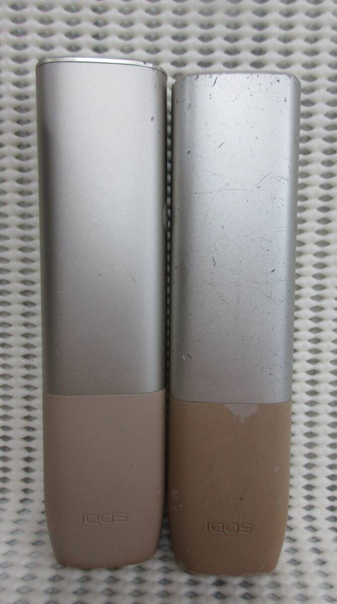(M-81)IQOS ILUMA ONE アイコス イルマ ワン ぺブルベージュ M0004 2個セット 本体のみ 加熱式 電子たばこ 通電確認のみ 中古拍卖
