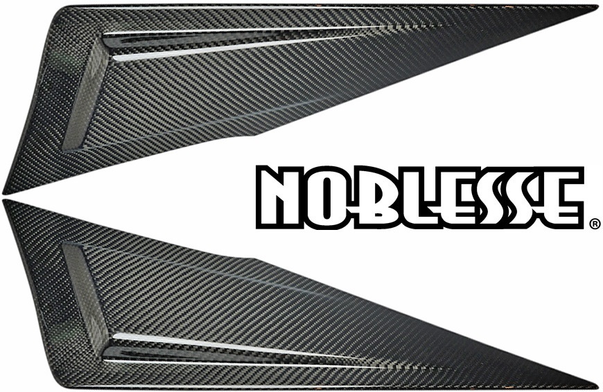 【M's】TOYOTA 50系 プリウス 前期 (2015y-2018y) NOBLESSE リアサイドガーニッシュ 左右 CARBON ノブレッセ エアロ 50PU-KRSG-100拍卖