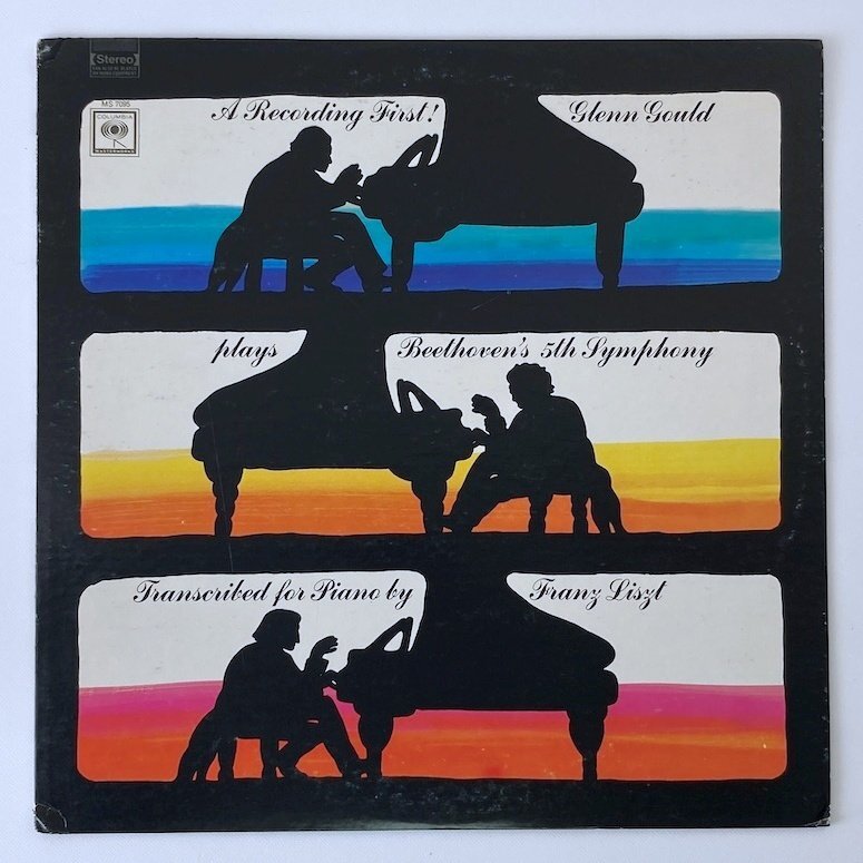 LP/ グレン・グールド / べートーヴェン:交響曲第5番「運命」(リスト編曲ピアノ版)/ US盤 オリジナル 2EYE COLUMBIA MS7095 5E23H-14610拍卖