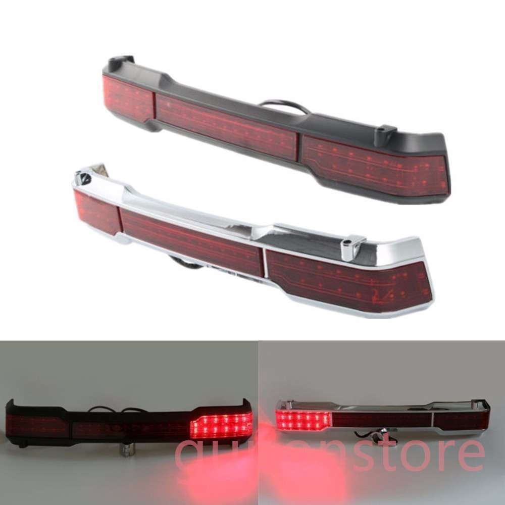 ツアーパック LEDテールライト FLHX / FLHT / FLTR /FLSTF/FLSTFB/FLST/ツーリング/ハーレー/クローム拍卖