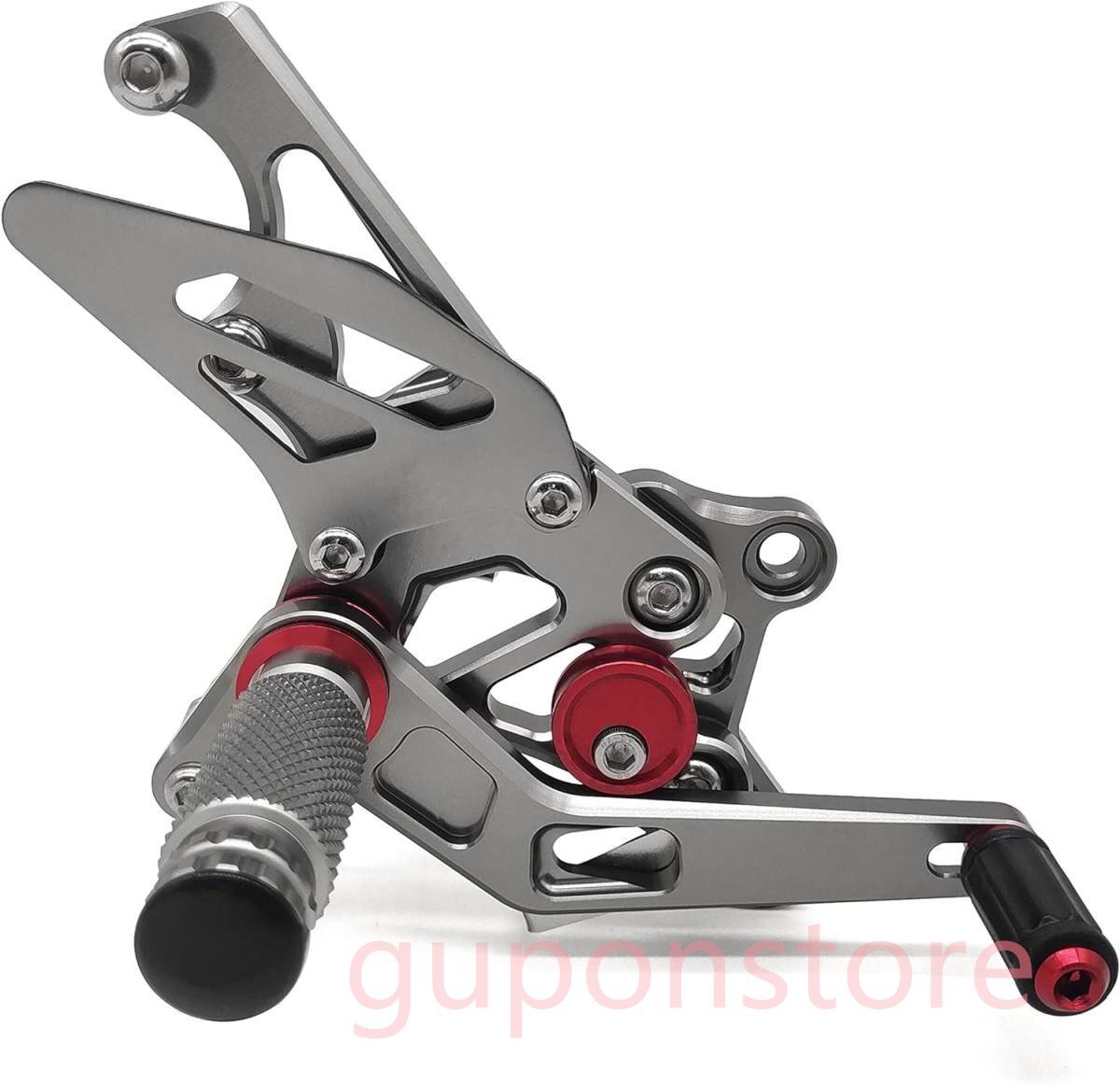 YZF R25 (2014~2022) MT-03/MT-25 (2015~2022) 用バックステップ調整式 CNC加工 (グレー)拍卖