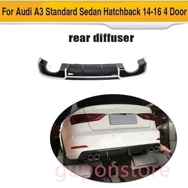 3173 アウディー A3 セダン エアロ 8V リアディフューザー ディフューザー 2014 2015 2016 Sライン S3拍卖