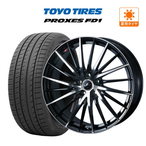 20インチ 8.0J 114.3 ホイール 4本 ウェッズ レオニス FR TOYO プロクセス FD1 245/45R20拍卖