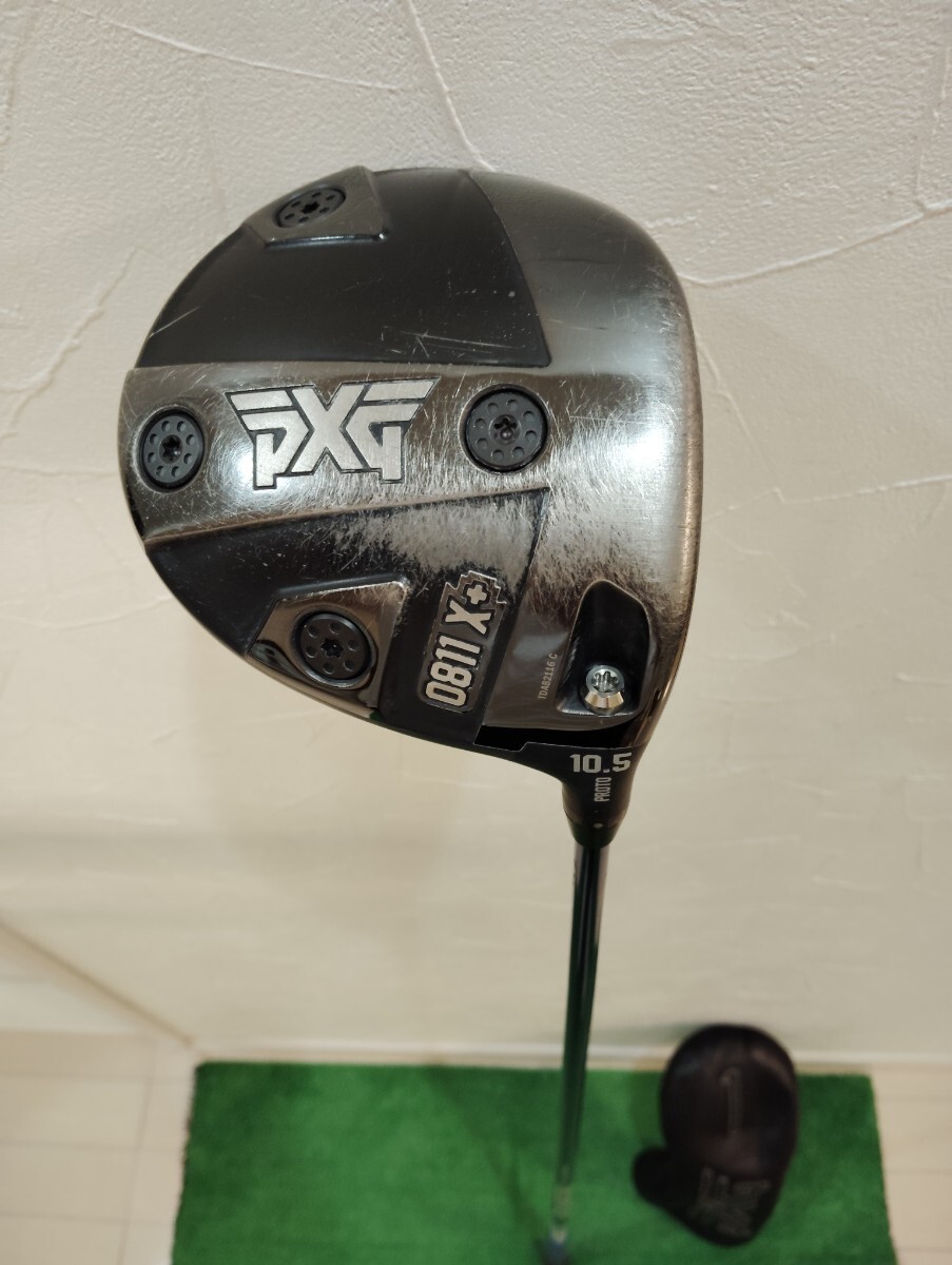 ★中古レア/PXG 0811 X+ PROTOTYPE ドライバー/1W/Diamana TB 50 S/フレックスS/純正ヘッドカバー付拍卖