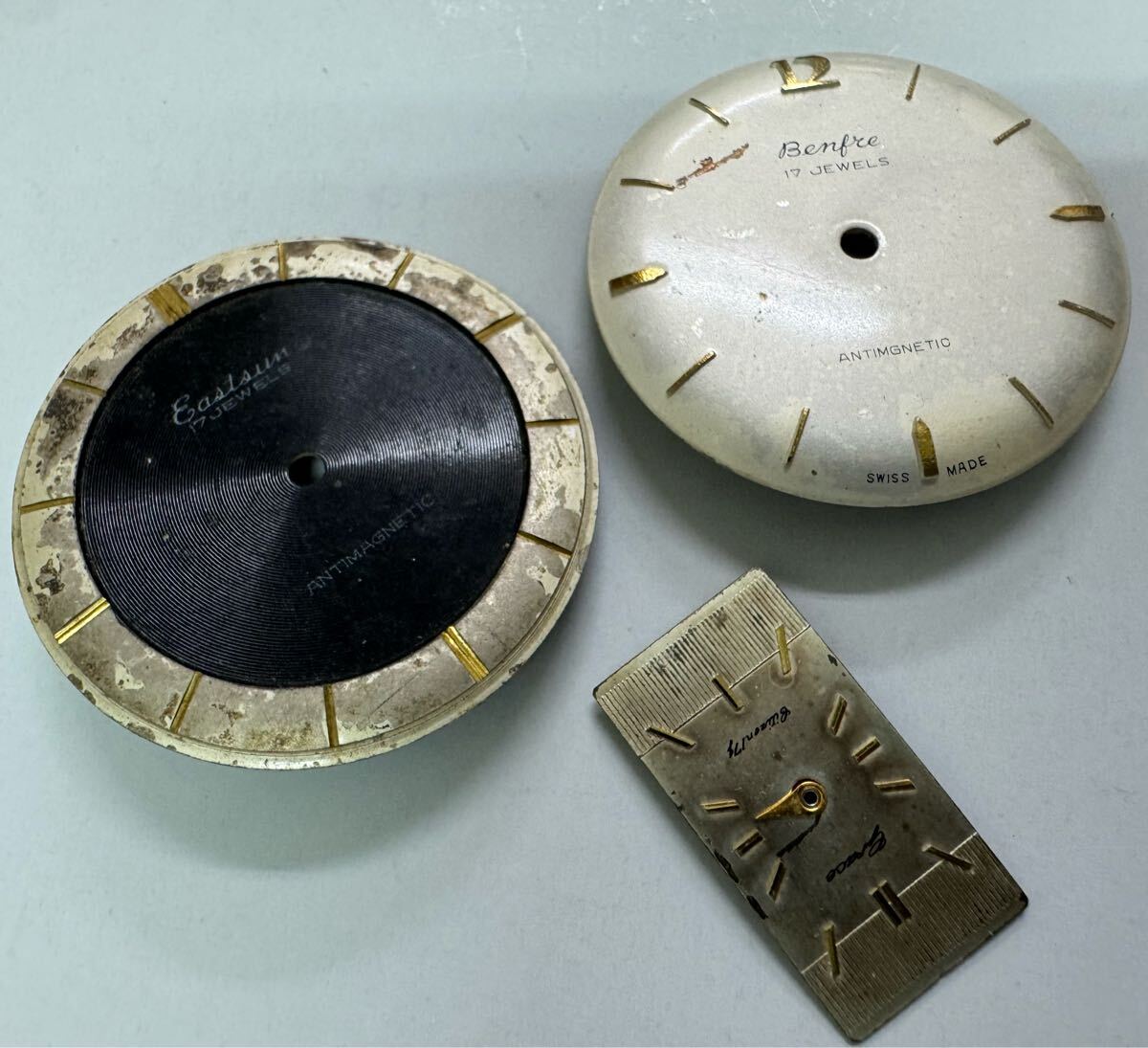 文字盤 3個セット BENFRE ベンフレ 17JEWELS ANTIMGNETIC EASTSUN イーストサン CITIZEN Grace シチズン AL13拍卖