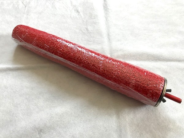 新品 爪とぎ パーチ ストレート XL 長さ29cm 直径5cm 赤/止まり木/とまり木/サンドパーチ/軽石/やすり/30cm/大型/中型/鳥/オウム/インコ拍卖