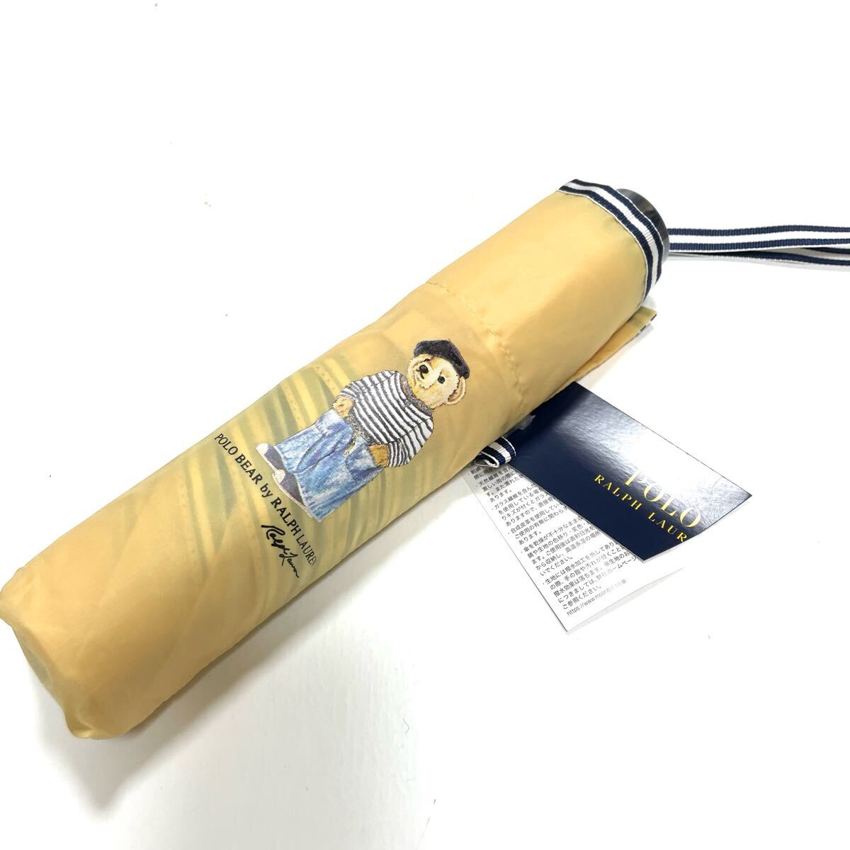 F 新品 ラルフローレン 傘 雨傘 折りたたみ傘 ポロベア 軽量拍卖