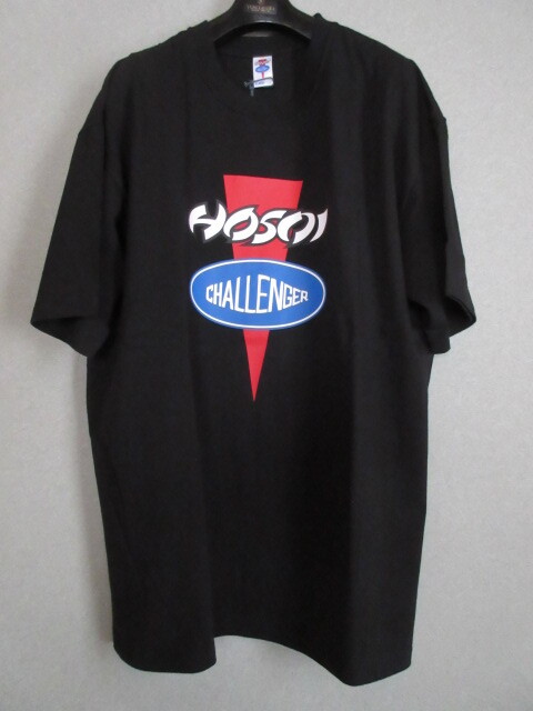 送料無料 CHALLENGER HOSOI x CHALLENGER コラボ FRONT LOGO S/S TEE プリントロゴTシャツ BLACK XL 正規品 新品未使用(撮影,採寸の為開封)拍卖