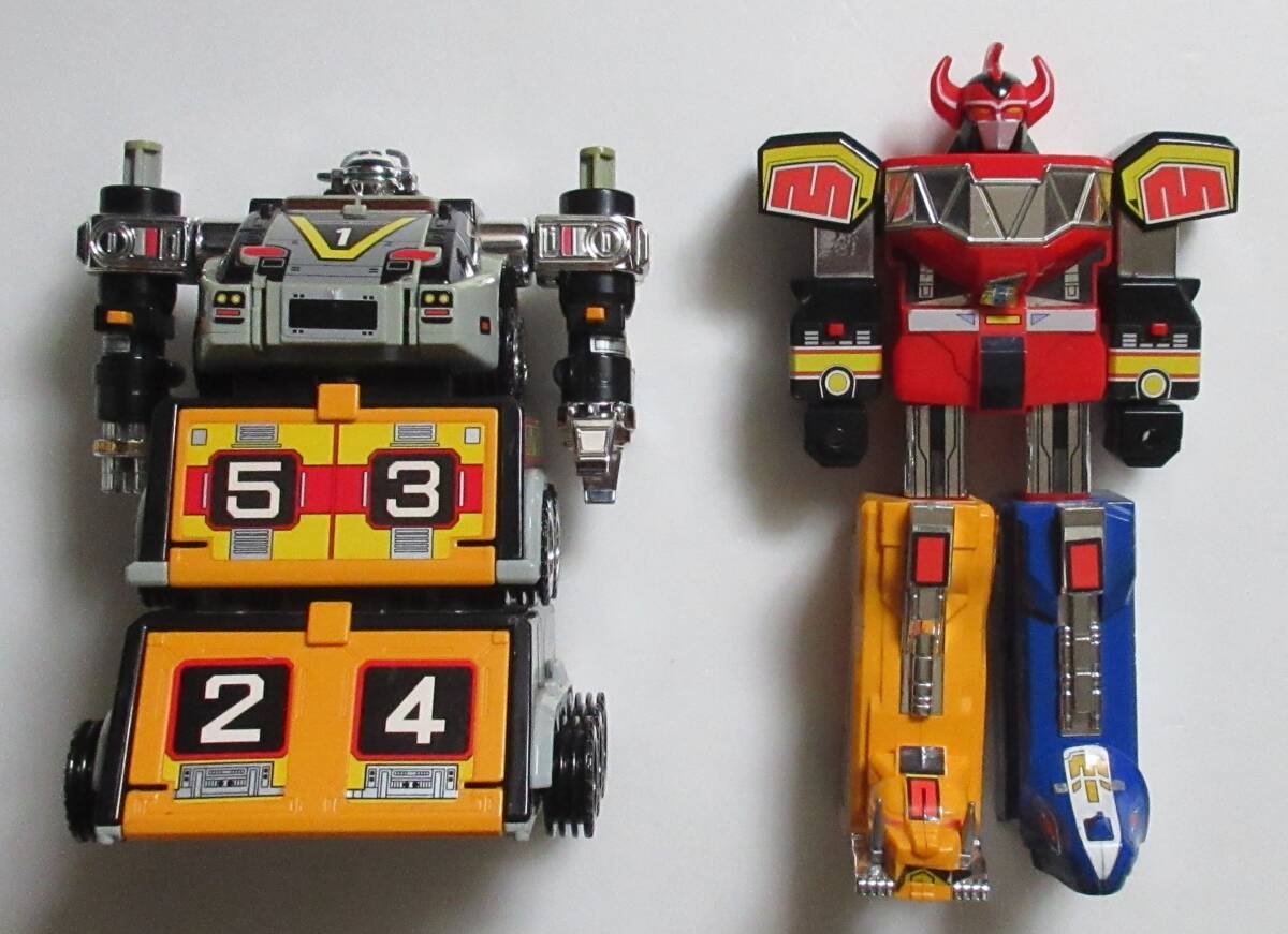 現状品、 戦隊フィギュア 2体セット ② ■カーレンジャー ジュウレンジャー 拍卖