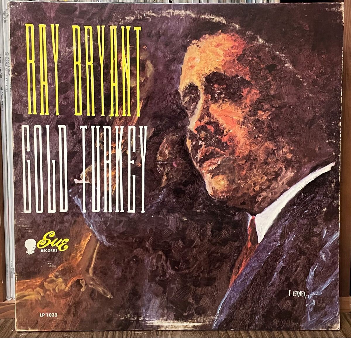 送料込みJAZZ LP USオリジナル/Sue Records LP1032/RAY BRYANT Cold Turkey/ラベルオレンジ(ORG)レイ・ブライアント・ファン/ピアノトリオ拍卖