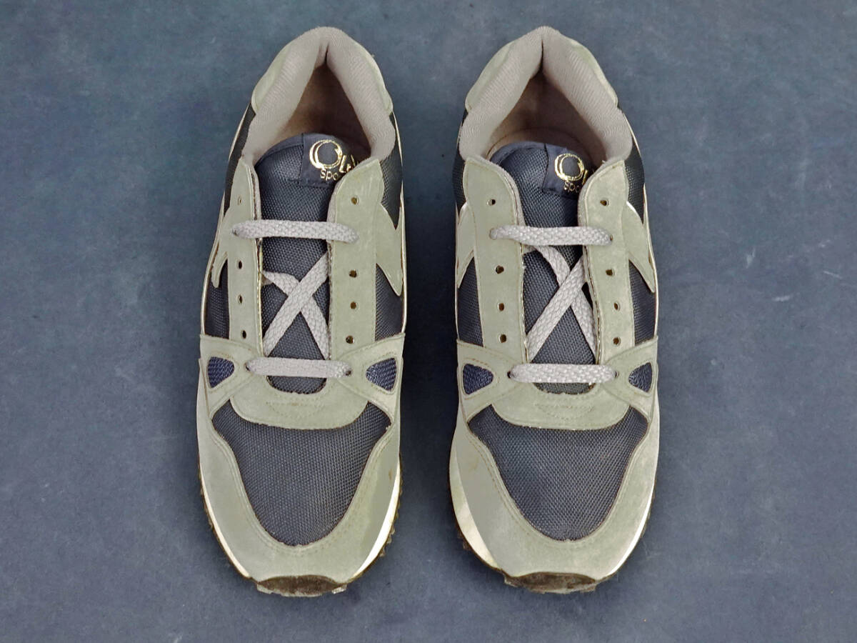 OLEX/スニーカー/グレーXネイビー/26.5cm/未使用品拍卖