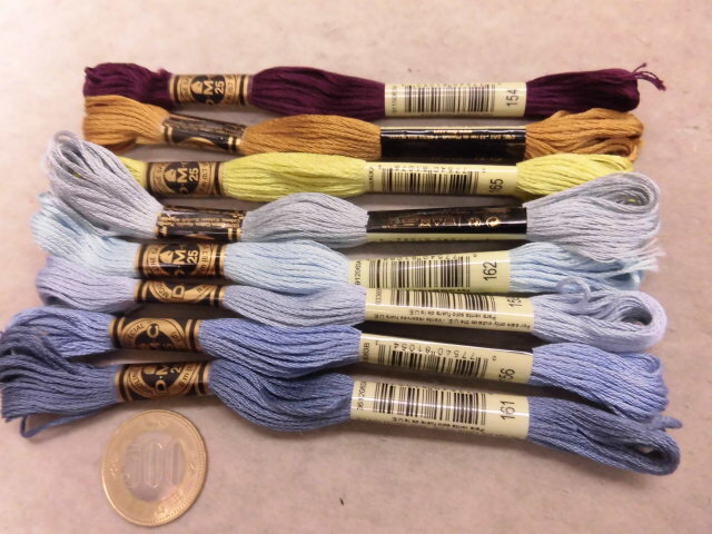 ☆刺繍糸☆刺しゅう糸176143☆DMC25番154~168☆8本セット拍卖