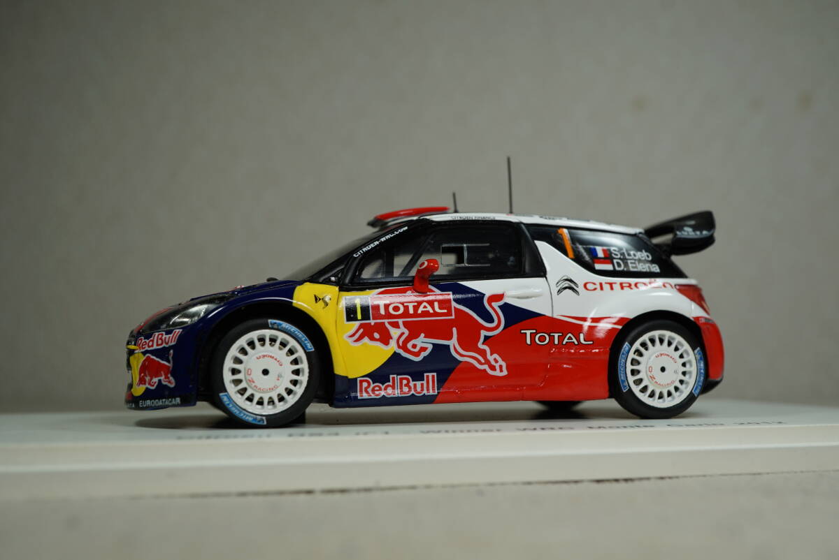 1/43 ローブ モンテ 優勝 spark Citroen DS3 WRC #1 Loeb 2012 Monte Carlo winner TOTAL シトロエン トタル Citron DS 3拍卖