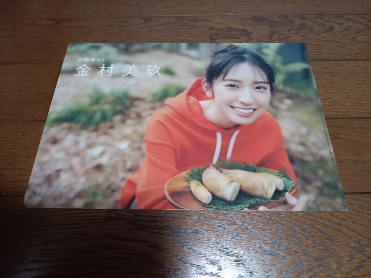 クリアファイル 日向坂46 金村美玖 両面クリアファイル B5拍卖
