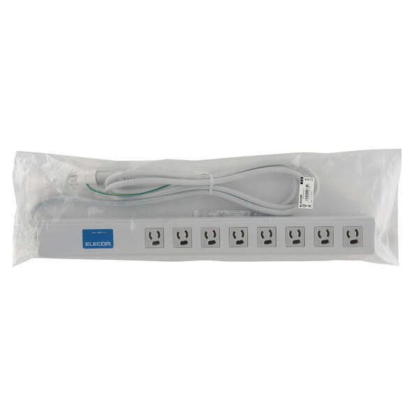 ロング型磁石タップ 2.0m 3P式8個口タイプ 雷ガード機能や電源ノイズフィルタを搭載 抜け止め機構を採用: T-H0620KFR拍卖