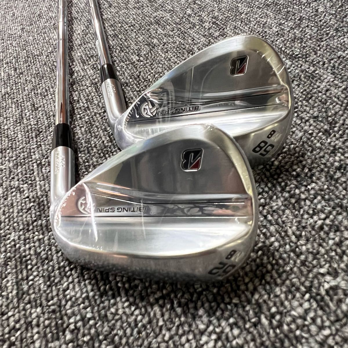 ★新品未使用品 ブリヂストン BITING SPIN ウェッジ2本セット(52°-M8・58°-M8) N.S.PRO MODUS3 115【WEDGE】拍卖