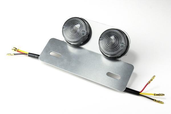 テールライト クリアレンズ ツインタイプ 汎用 モンキー SR400 ハーレー バイクパーツセンター拍卖