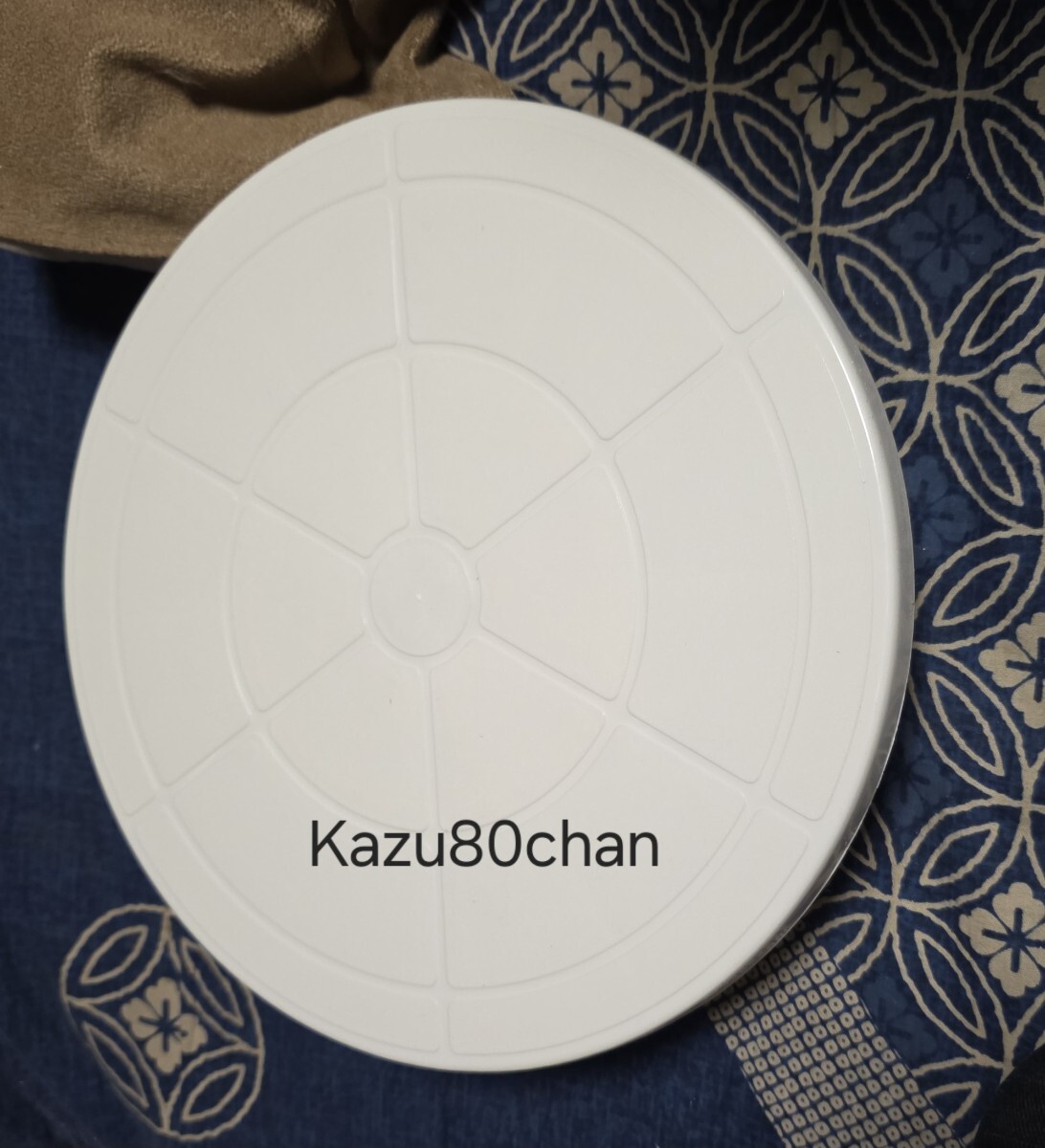 (未使用、 譲渡出品) ケーキターンテーブル 回転台 直径28cm 白色 (詳細は各自で確認をお願いします。)拍卖