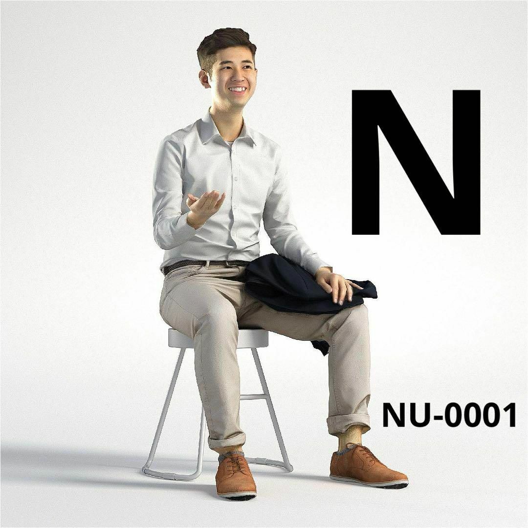 Nゲージ NU-0001 男性 フィギュア 完成品 鉄道模型 1/64より小 ジオラマ レイアウト ミニチュアイメージ リアルフィギュア拍卖