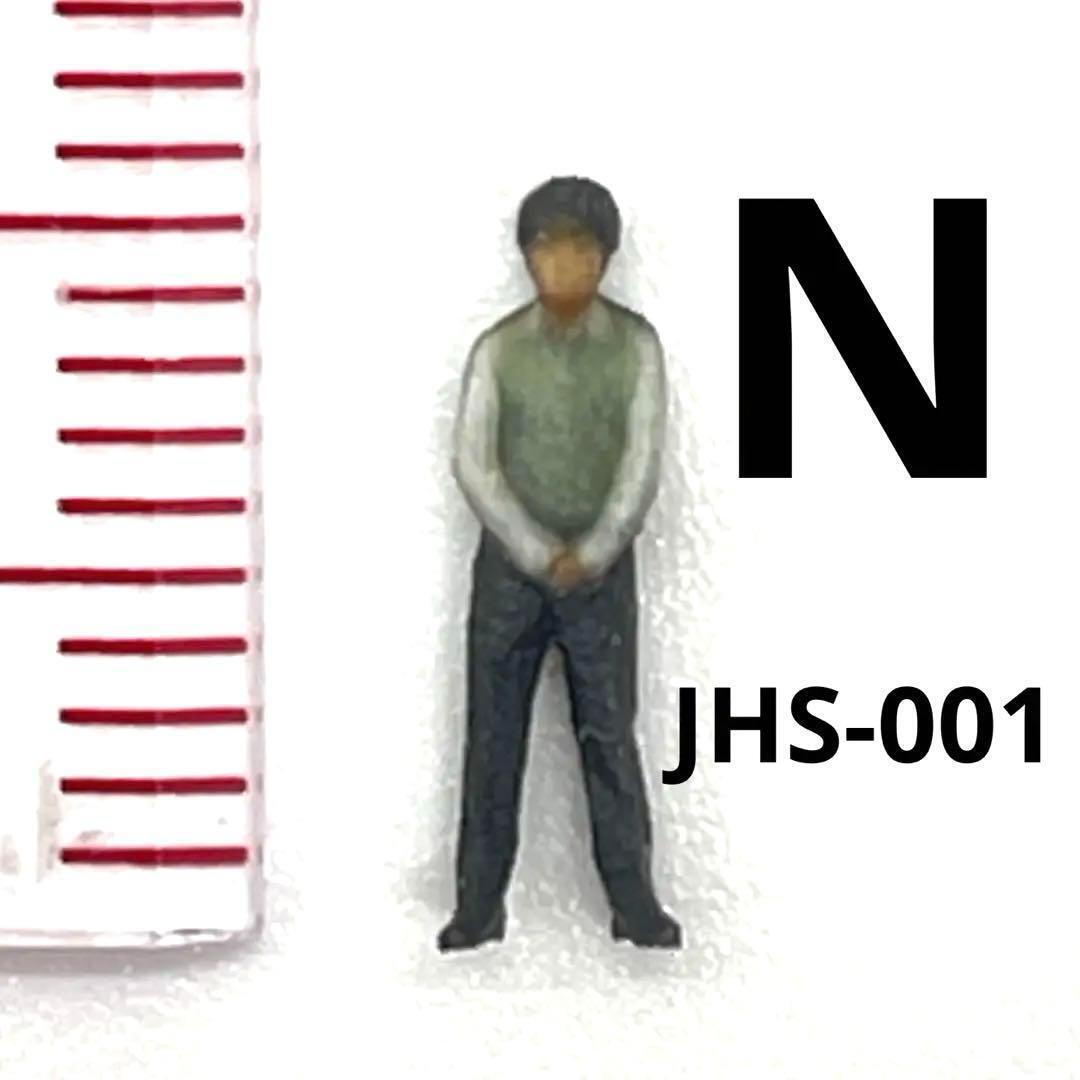 Nゲージ JHS-001 男子高校生 高校生 完成品 1/64より小 鉄道模型 ジオラマ ミニチュア レイアウト フィギュア拍卖