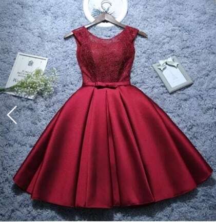 未使用 発表会 舞台衣装 パーティ フォーマル 高級感 光沢 サテン M ドレス (OPN2566)拍卖