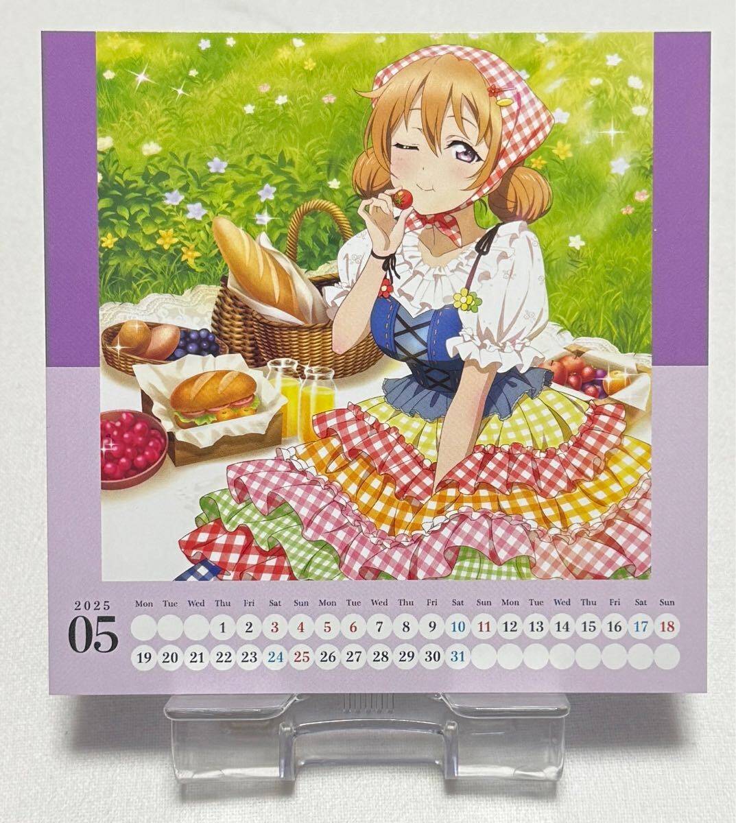 【ラブライブ!虹ヶ咲学園スクールアイドル同好会】NIJIGAKU Monthly Songs♪5月度シングル What a Beautiful Day! 特典カレンダーカード拍卖