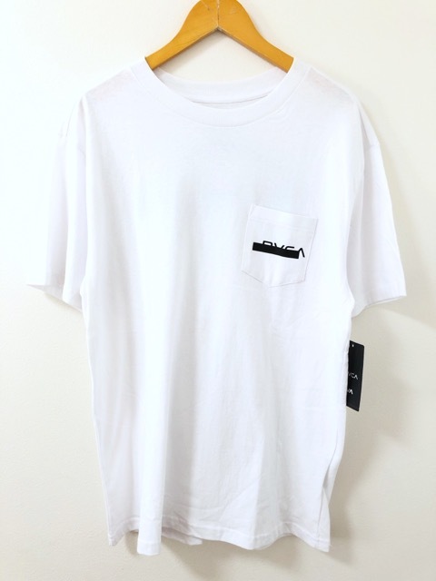 RVCA(ルーカ)REDACTED S/S TEE ポケットTシャツ【E5707-007】拍卖