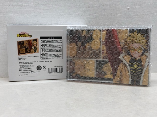 未使用★僕のヒーローアカデミア ホークス アクリルブロック HEROES BA4 ヒロアカ 僕アカ【P2272-008】083拍卖