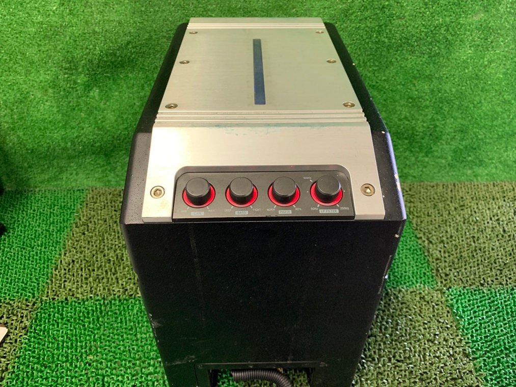 『psi』 アルパイン SWW-5000 イルミネーション付き ボックス型 パワードサブウーファー 動作確認済拍卖