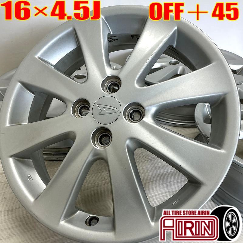 16インチ ダイハツ ムーヴ 純正 タント タントカスタム ミラカスタム タントファンクロス キャストアクティバ などに アルミ ホイール拍卖