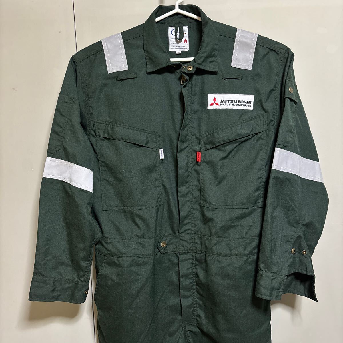 HEAVY INDUSTRI 三菱重工業☆Flemings社の防火服☆オールインワン つなぎ ☆入手困難拍卖