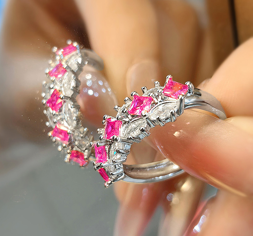 N250541◆Bigstone◆【熱情の色】女王の最愛品*大存在感な宝石*欧米大人気なリング*12~15号拍卖