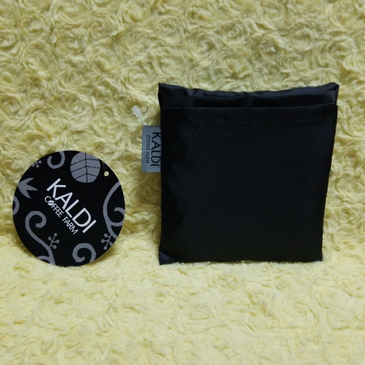 カルディ エコバッグ To be Happy ブラック拍卖