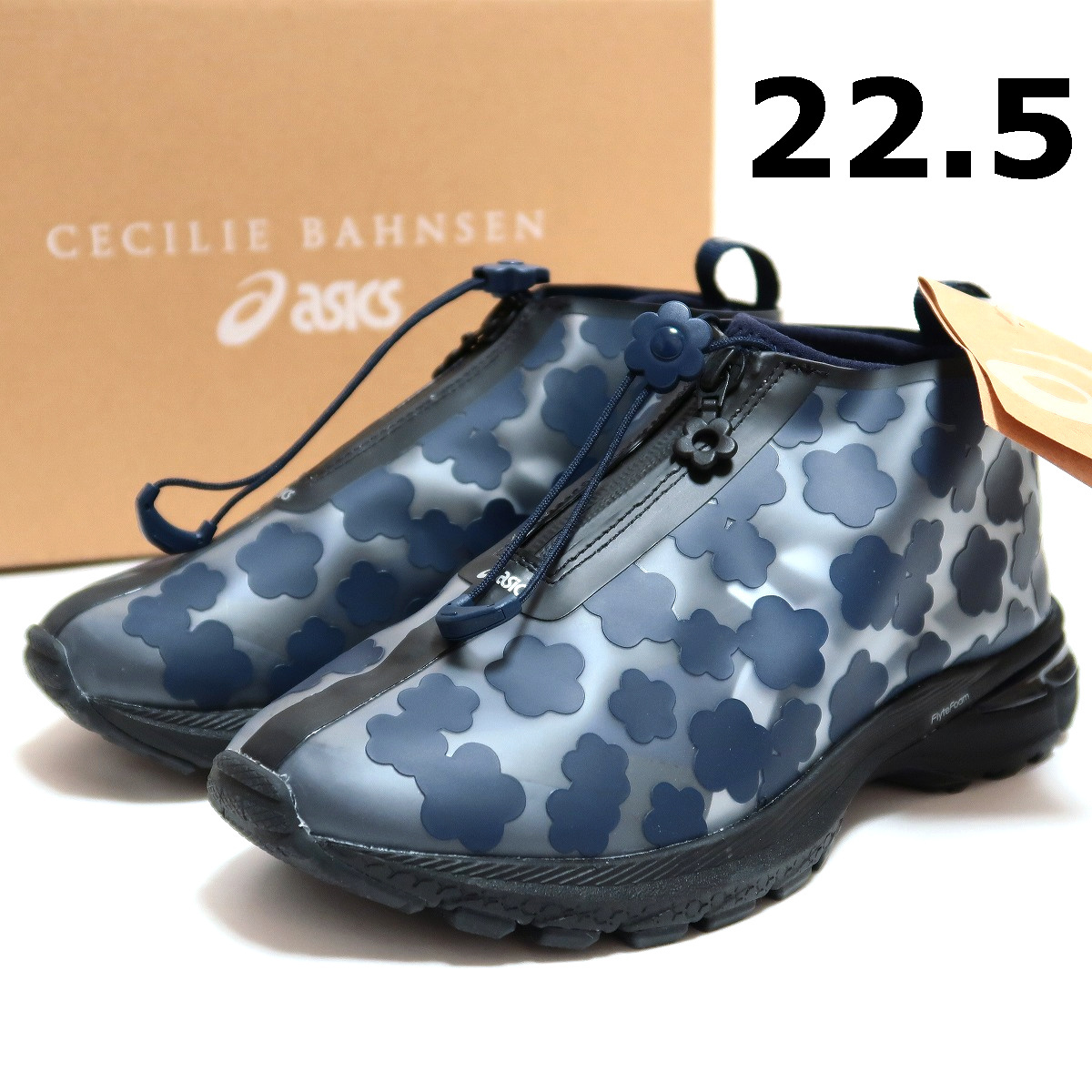 22.5cm 新品 セシリーバンセン アシックス スニーカー ブルー CECILIE BAHNSEN asics GEL-TERRAIN MT拍卖