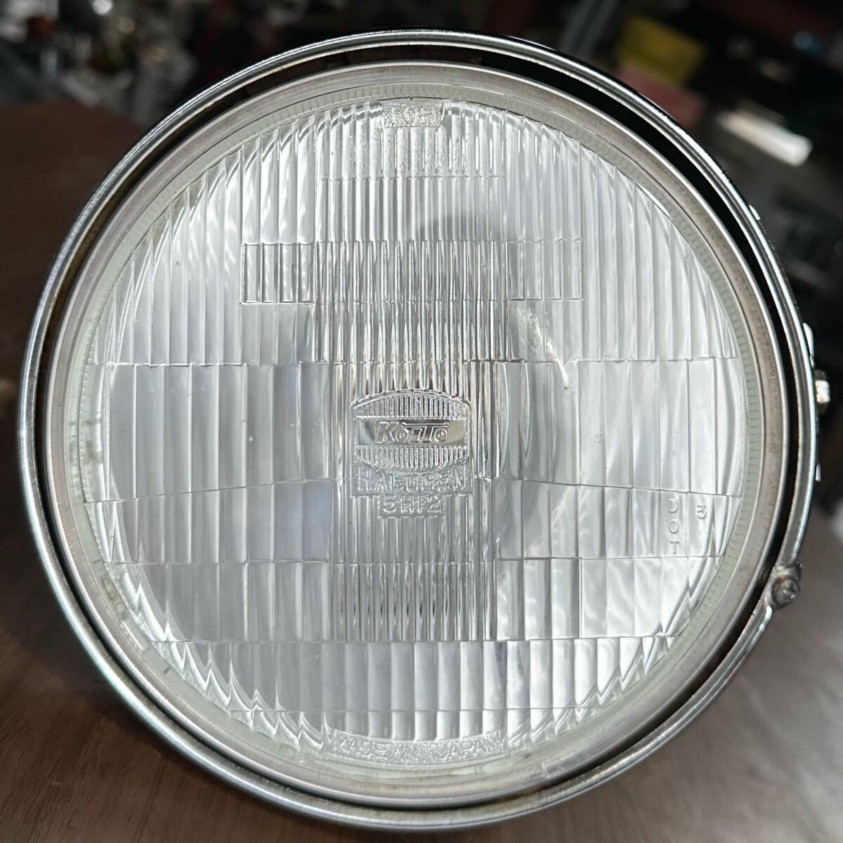 51Y YAMAHA/ヤマハ SRX250 純正 丸目 ヘッドライト メッキ KOITO 後期拍卖