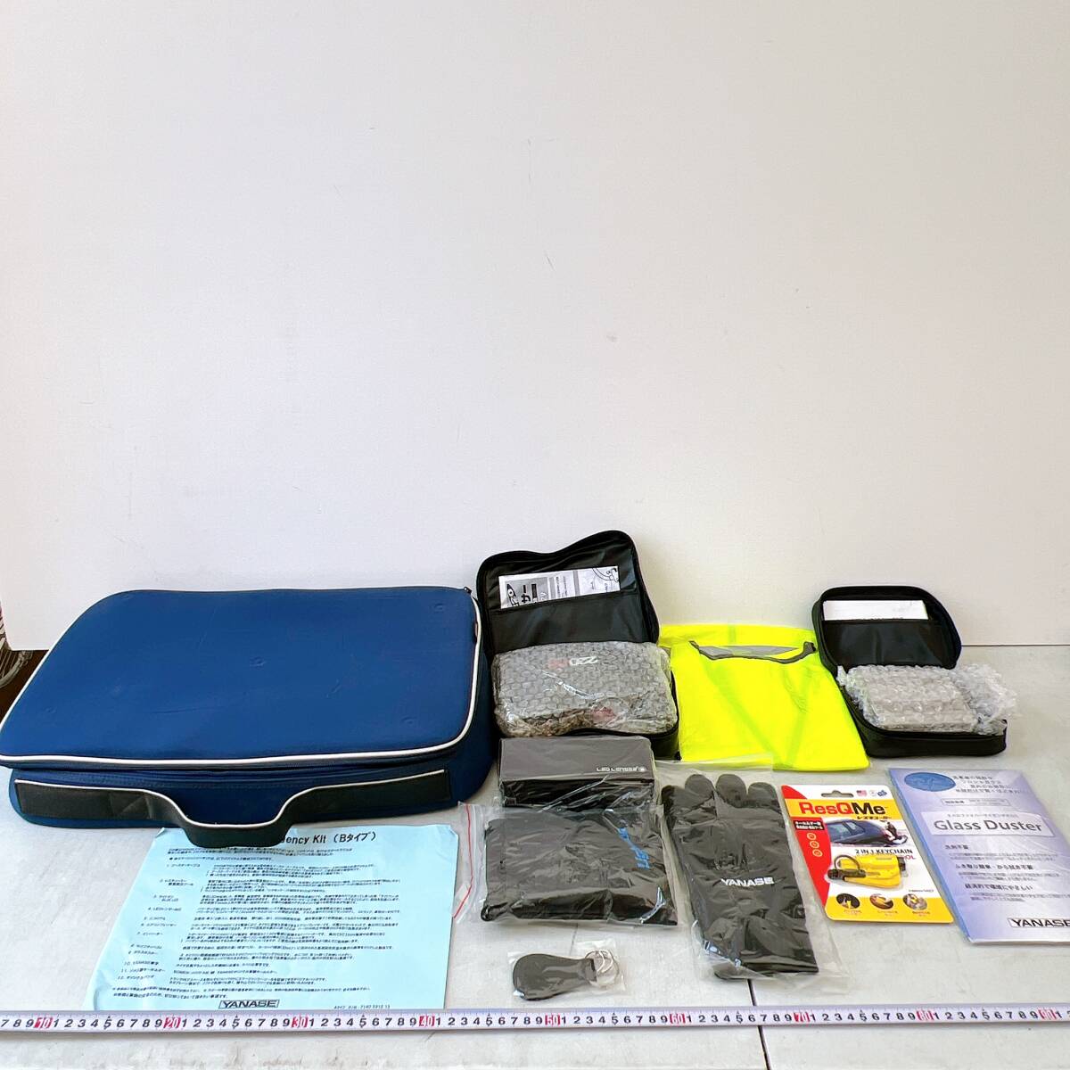 YANASE ヤナセ Emergency kit(Bタイプ) エマージェンシーキット Bタイプ 青 未使用拍卖
