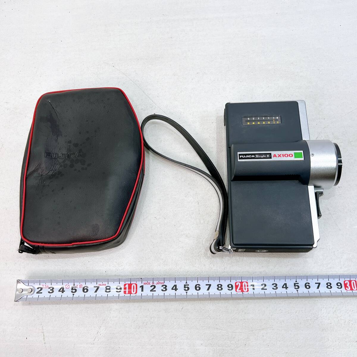 FUJICA フジカ 8ミリフィルムカメラ Single-8 AX100 ケース付き 中古拍卖
