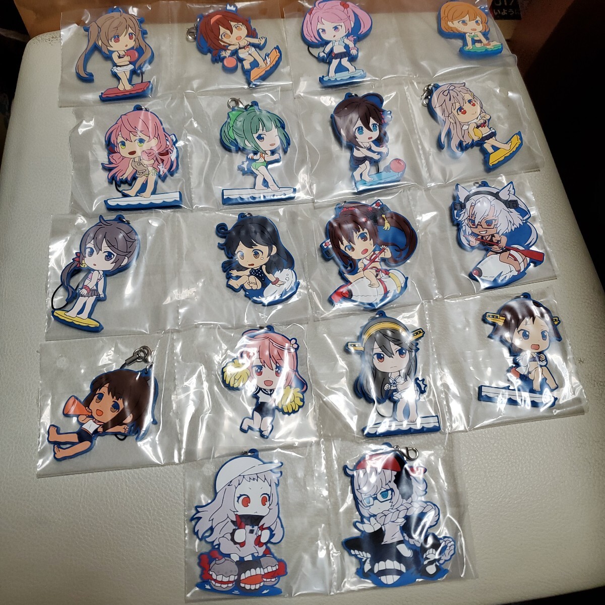 全9種セット ラバーストラップ2個セット 一番くじプレミアム 艦隊これくしょん~艦これ~-真夏の艦娘だらけの水泳大会!- G賞拍卖