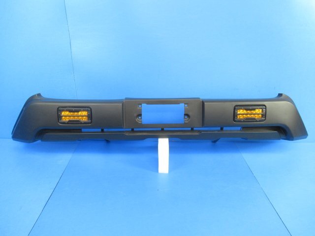 メーカー不明社外品 ハイエース ワイド 200系 フロントスポイラー ガーニッシュ LEDデイライト付き (M007085)拍卖