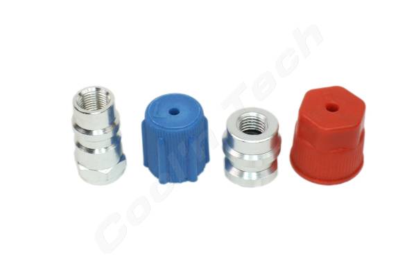 R12 レトロフィット R134 HFC-134aポートアダプターセット 輸入車系拍卖