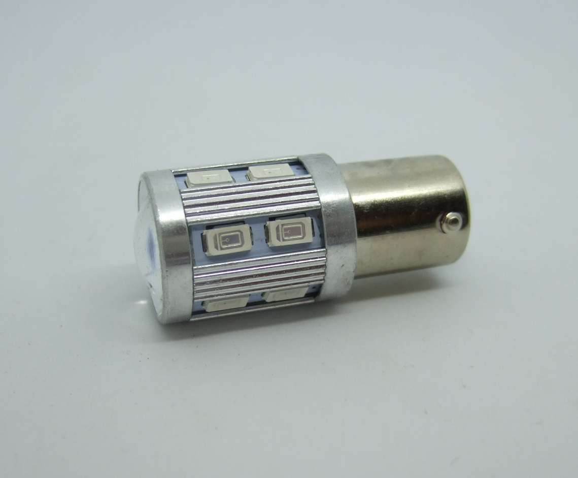 <LEDS04R-003> 高輝度 13 SMD-LED使用 プロジェクター LEDテールランプ レッド(赤) S25 シングル球 (BA15s)拍卖