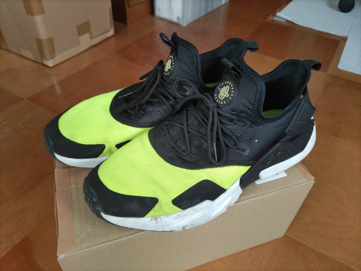 ★NIKEナイキ AIR HUARACHE DRIFT エア ハラチ ドリフト スニーカー メンズシューズ 28.5cm 黄×黒 AH7334-700★拍卖